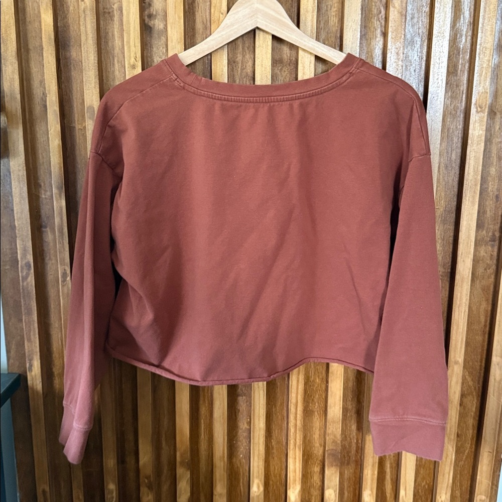 Storq Post Baby Boxy Light Crop Sweatshirt. Size M - Picture 3 of 9